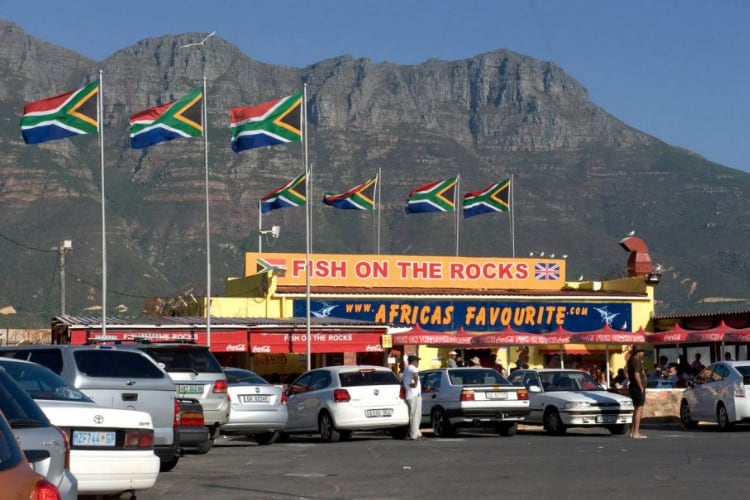 Fish on the Rocks in Hout Bay.